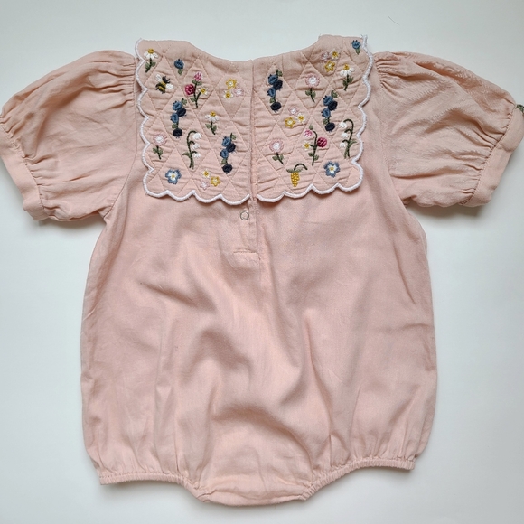 Shirley Bredal Romper Bonnet Set - Picture 7 of 10